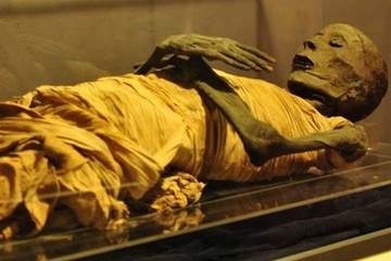 Mummies at Egyptian Museum