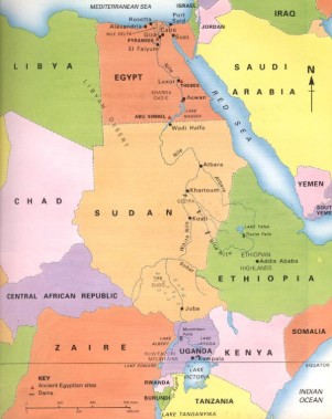 River Nile Map