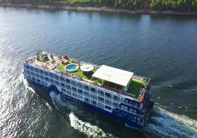 Exterior view of the Al Nabilatan Nile Cruise Nile cruise ship