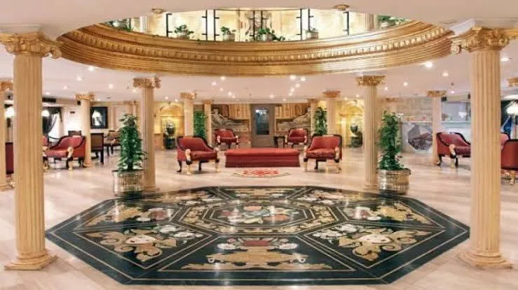 Lounge aboard the Al Nabilatan Nile Cruise Nile cruise