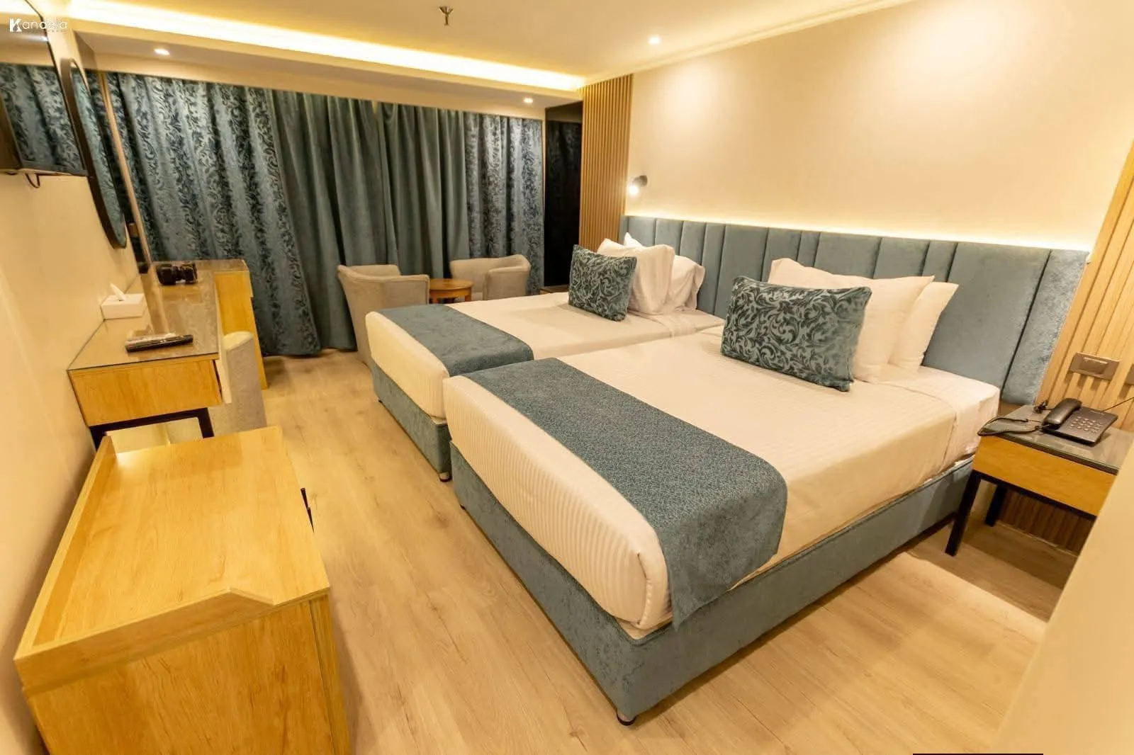 Cabin aboard the Al Nabilatan Nile Cruise Nile cruise