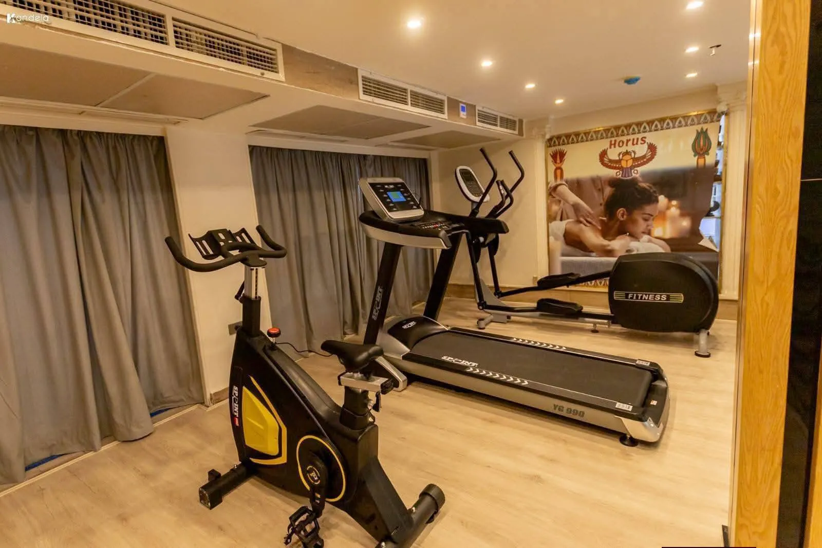 Gym aboard the Al Nabilatan Nile Cruise Nile cruise