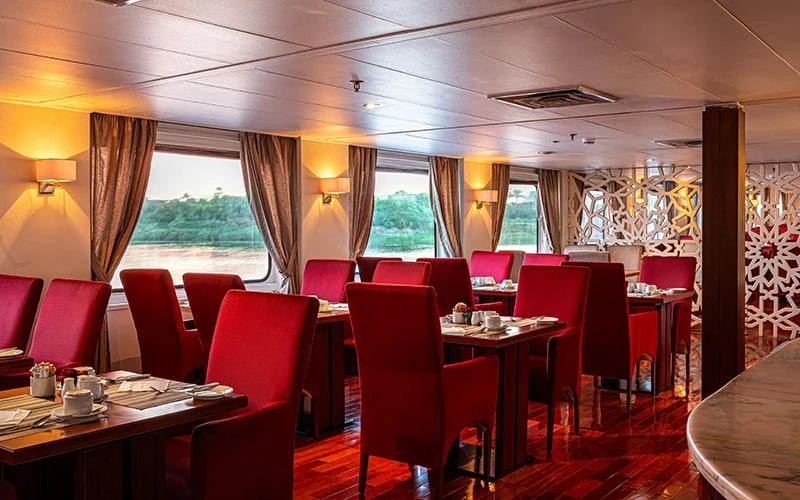 Restaurant aboard the Alexander The Great Nile Cruise Nile cruise