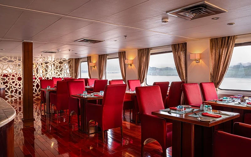 Restaurant aboard the Alexander The Great Nile Cruise Nile cruise