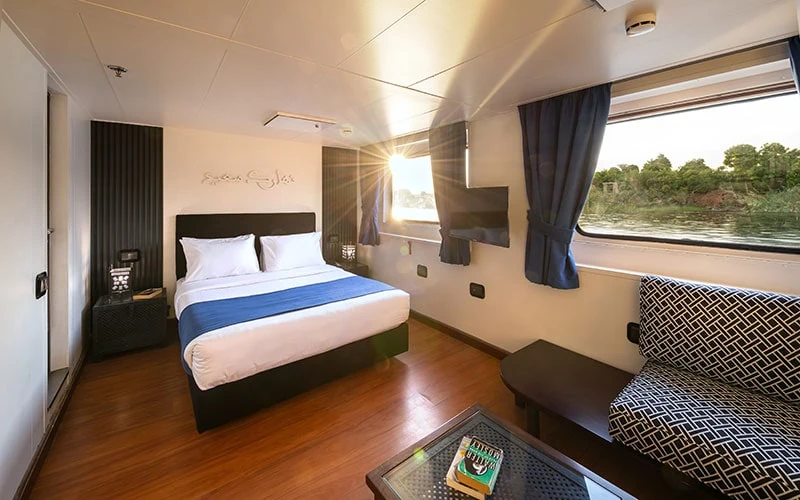Cabin aboard the Alexander The Great Nile Cruise Nile cruise