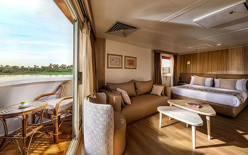 Cabin aboard the Alexander The Great Nile Cruise Nile cruise