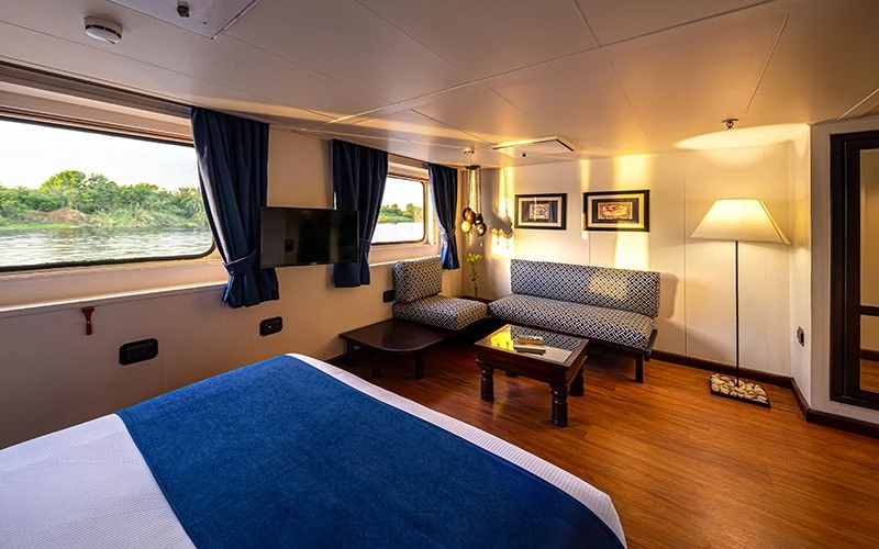Cabin aboard the Alexander The Great Nile Cruise Nile cruise
