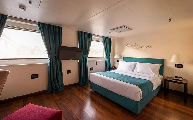 Cabin aboard the Alexander The Great Nile Cruise Nile cruise