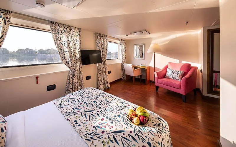 Cabin aboard the Alexander The Great Nile Cruise Nile cruise