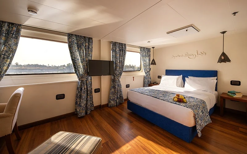 Cabin aboard the Alexander The Great Nile Cruise Nile cruise
