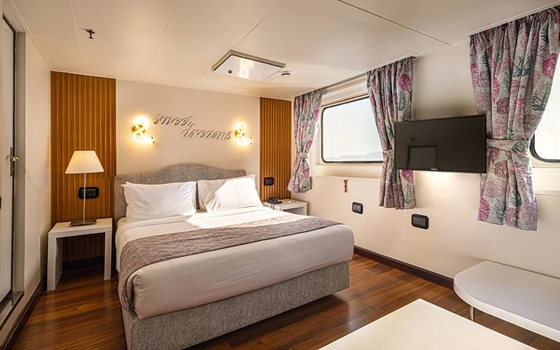 Cabin aboard the Alexander The Great Nile Cruise Nile cruise
