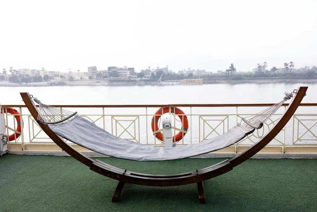 Sun deck of the Orient Grand Rose Nile Cruise Nile cruise