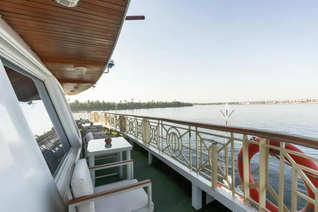 Sun deck of the Orient Grand Rose Nile Cruise Nile cruise