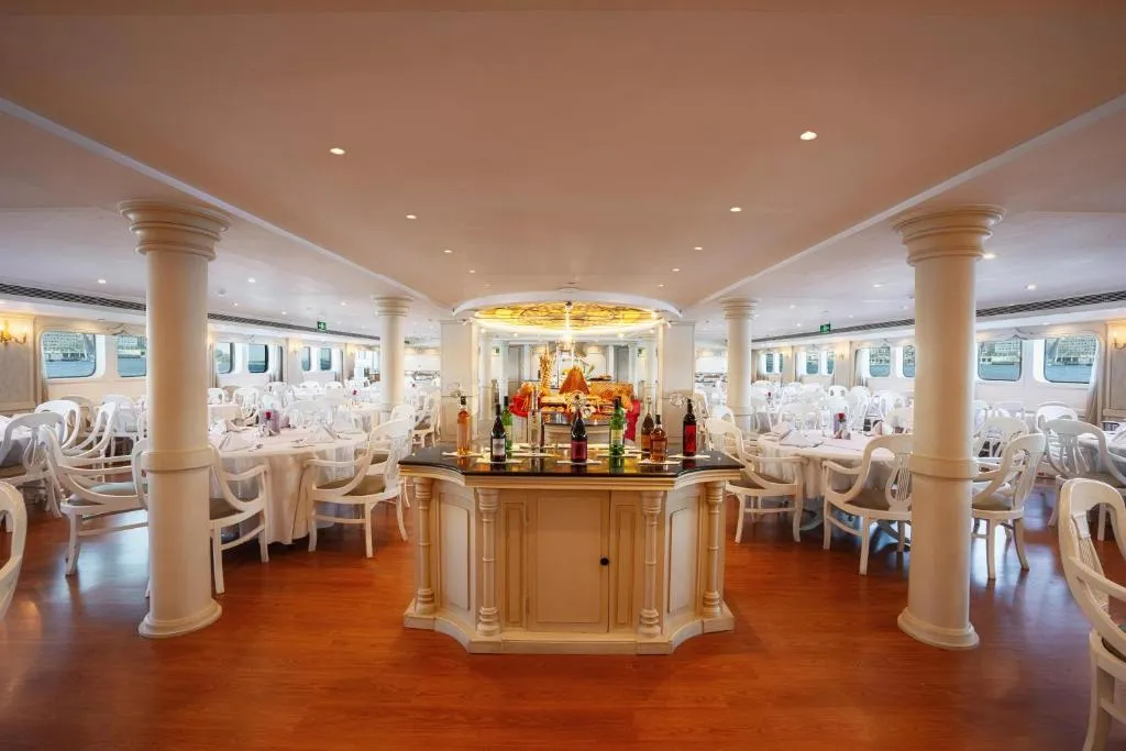 Restaurant aboard the Orient Grand Rose Nile Cruise Nile cruise
