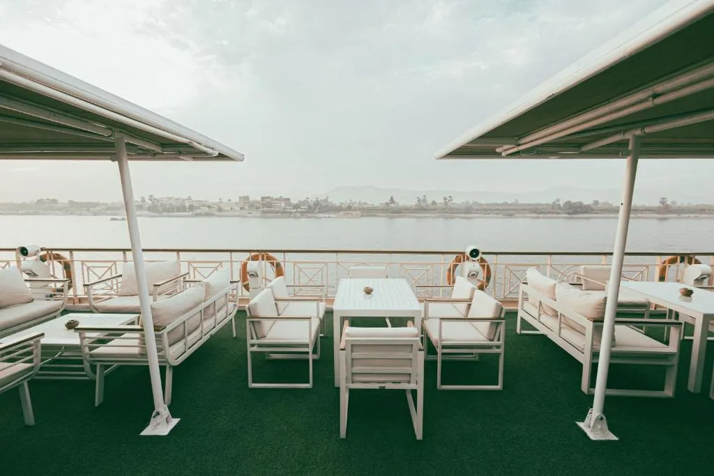 Sun deck of the Orient Grand Rose Nile Cruise Nile cruise