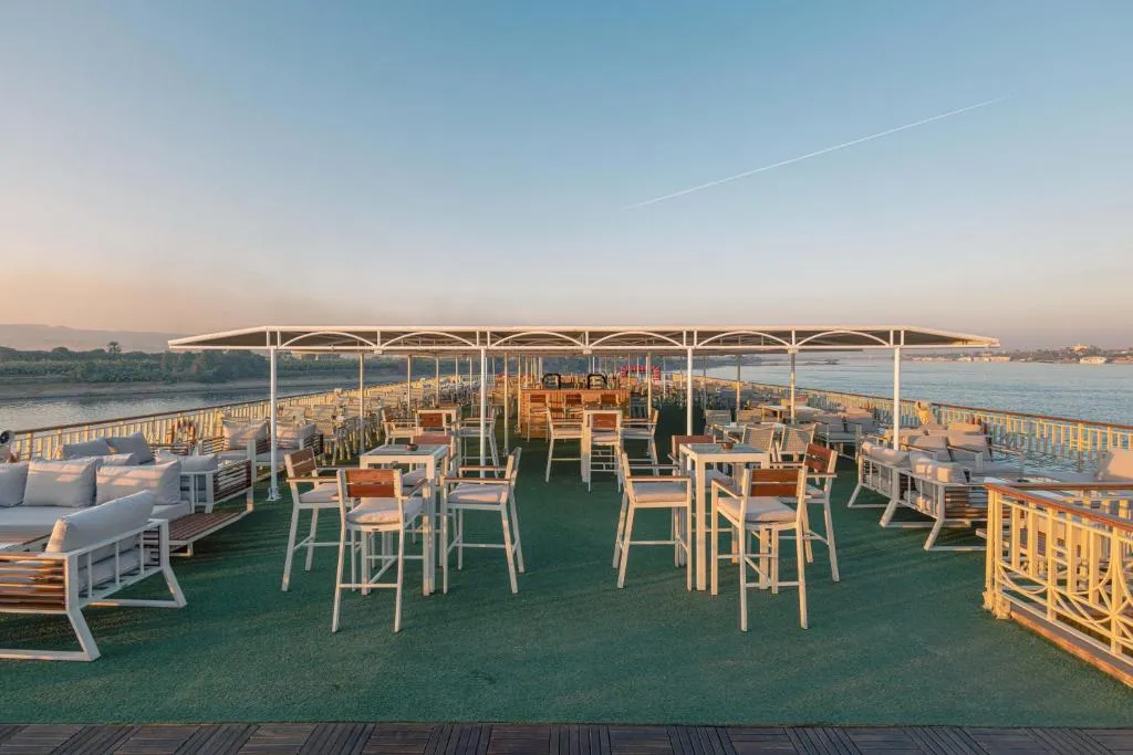 Sun deck of the Orient Grand Rose Nile Cruise Nile cruise