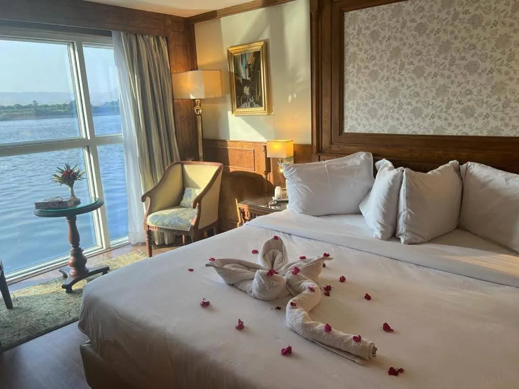 Cabin aboard the Orient Grand Rose Nile Cruise Nile cruise