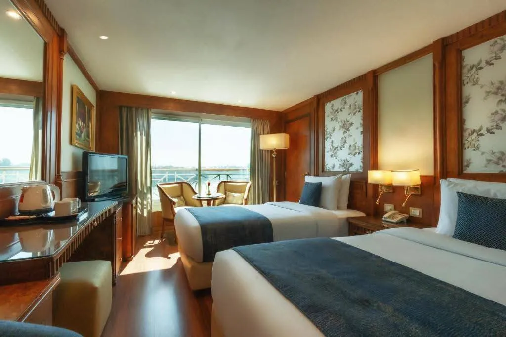 Cabin aboard the Orient Grand Rose Nile Cruise Nile cruise