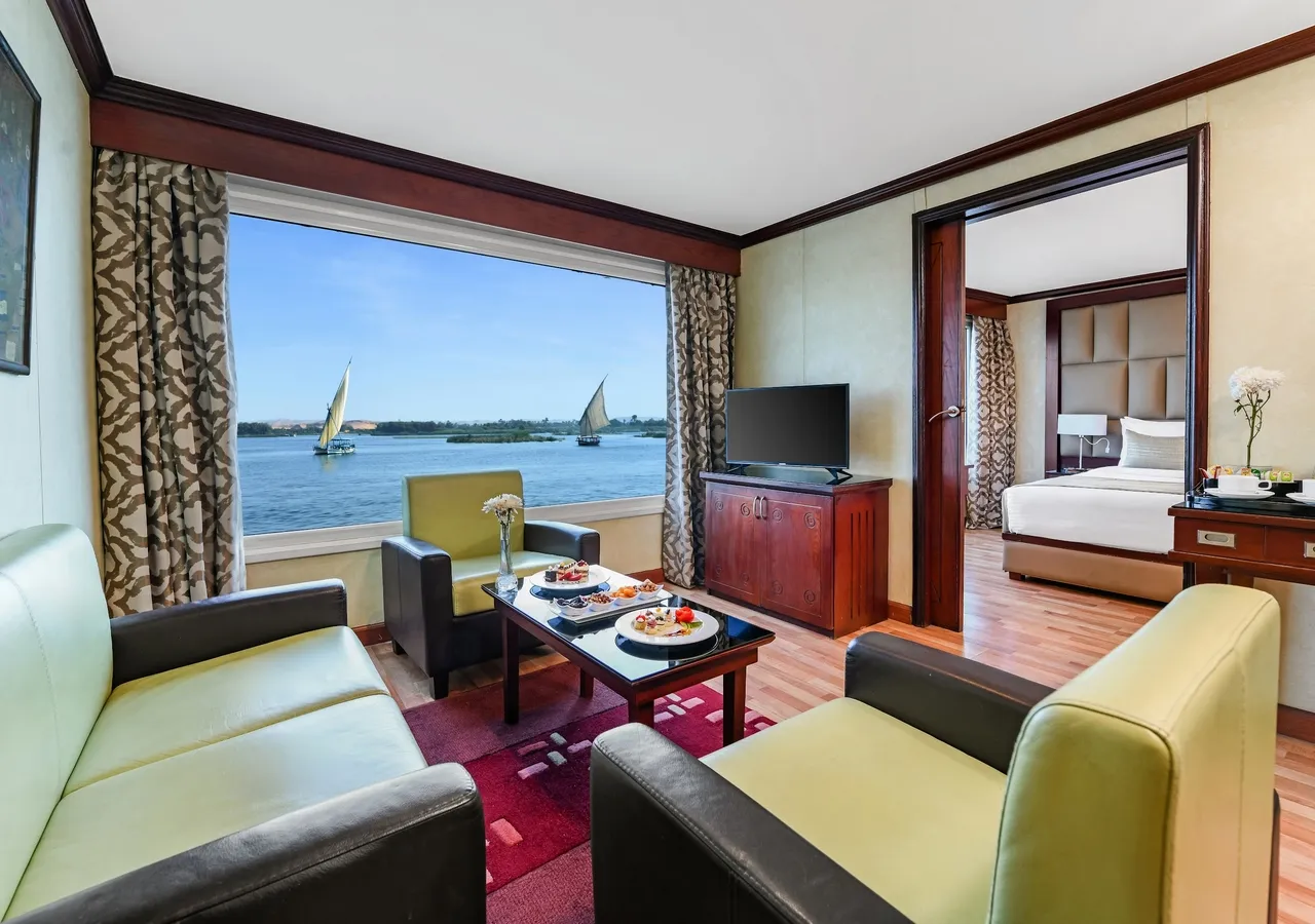 Cabin aboard the Kon Tiki Nile cruise