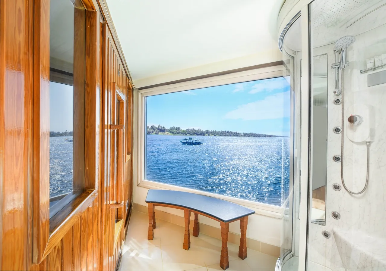 Cabin aboard the Kon Tiki Nile cruise
