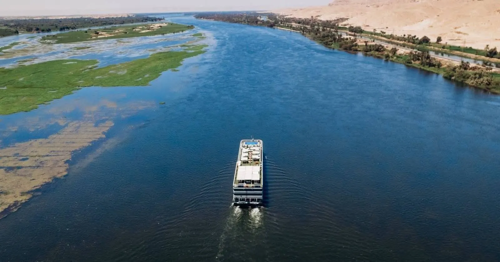 Exterior view of the MS Nile Admiral Nile Cruise Nile cruise ship