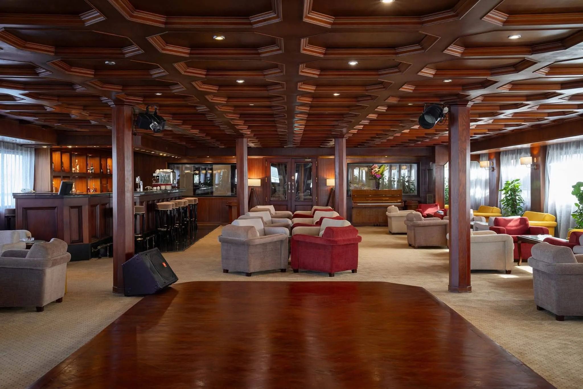 Lounge aboard the MS Nile Admiral Nile Cruise Nile cruise