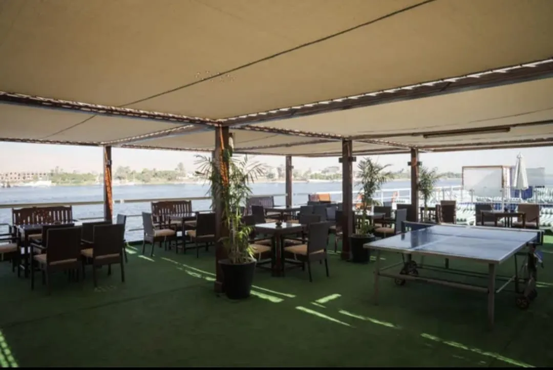 Sun deck of the MS Nile Commodore Nile Cruise Nile cruise