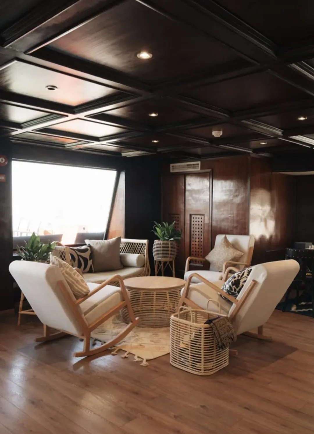 Lounge aboard the MS Nile Commodore Nile Cruise Nile cruise