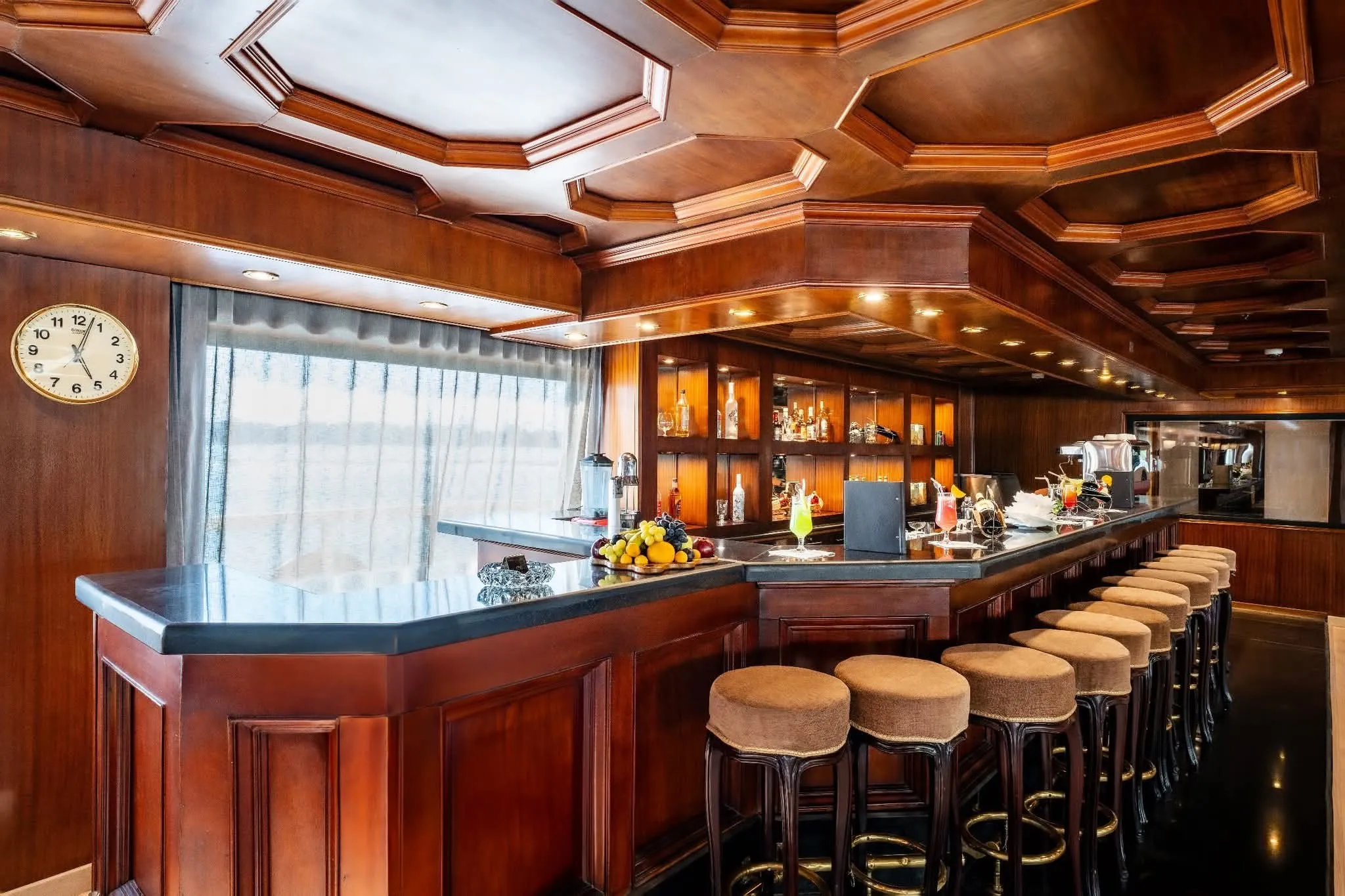 Lounge aboard the SUNRISE Semiramis III Nile Cruise Nile cruise