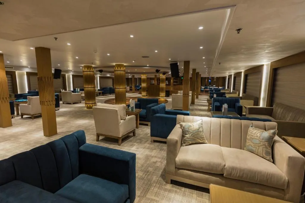 Lounge aboard the SUNRISE Semiramis III Nile Cruise Nile cruise