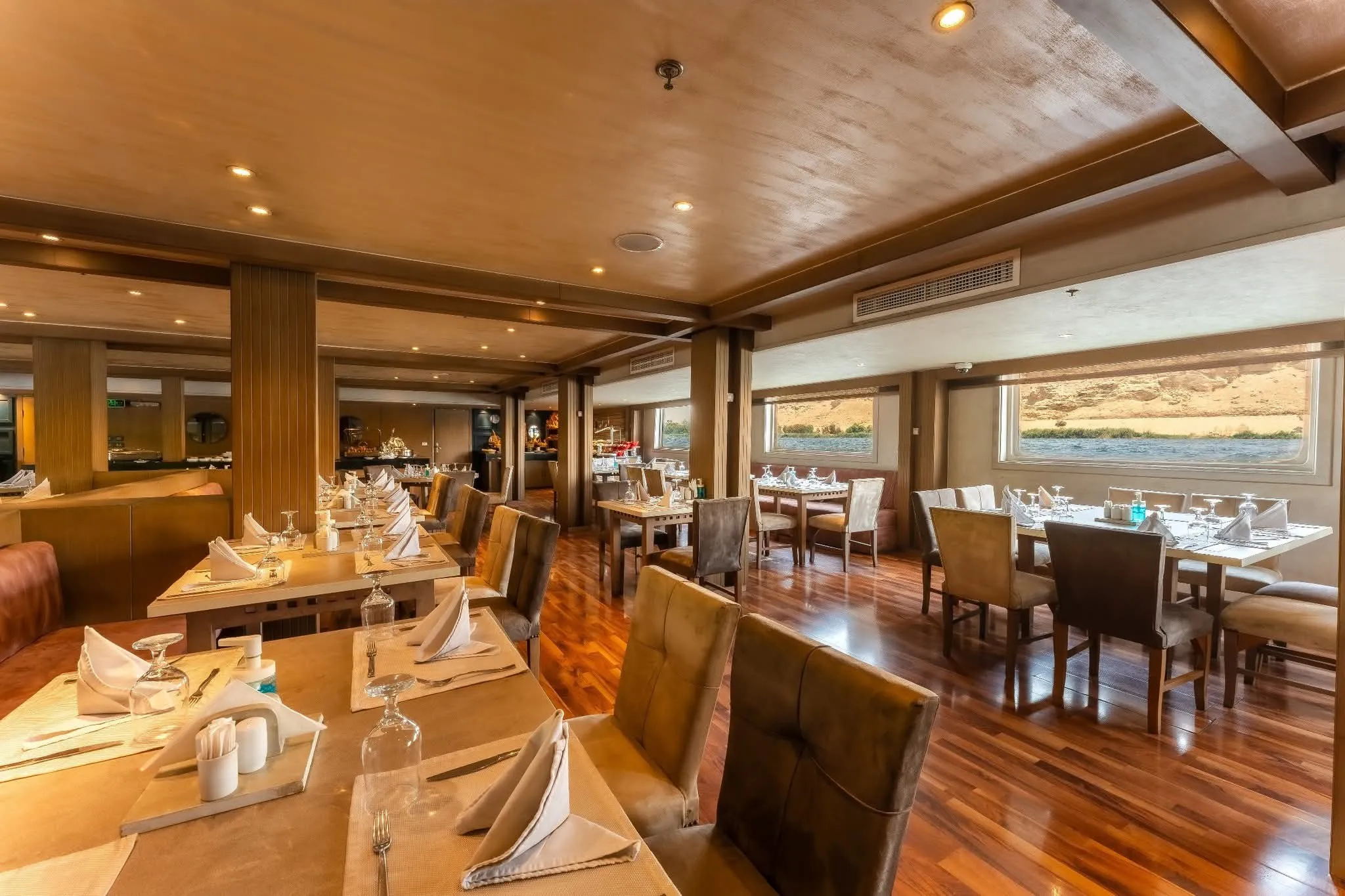 Restaurant aboard the SUNRISE Semiramis III Nile Cruise Nile cruise
