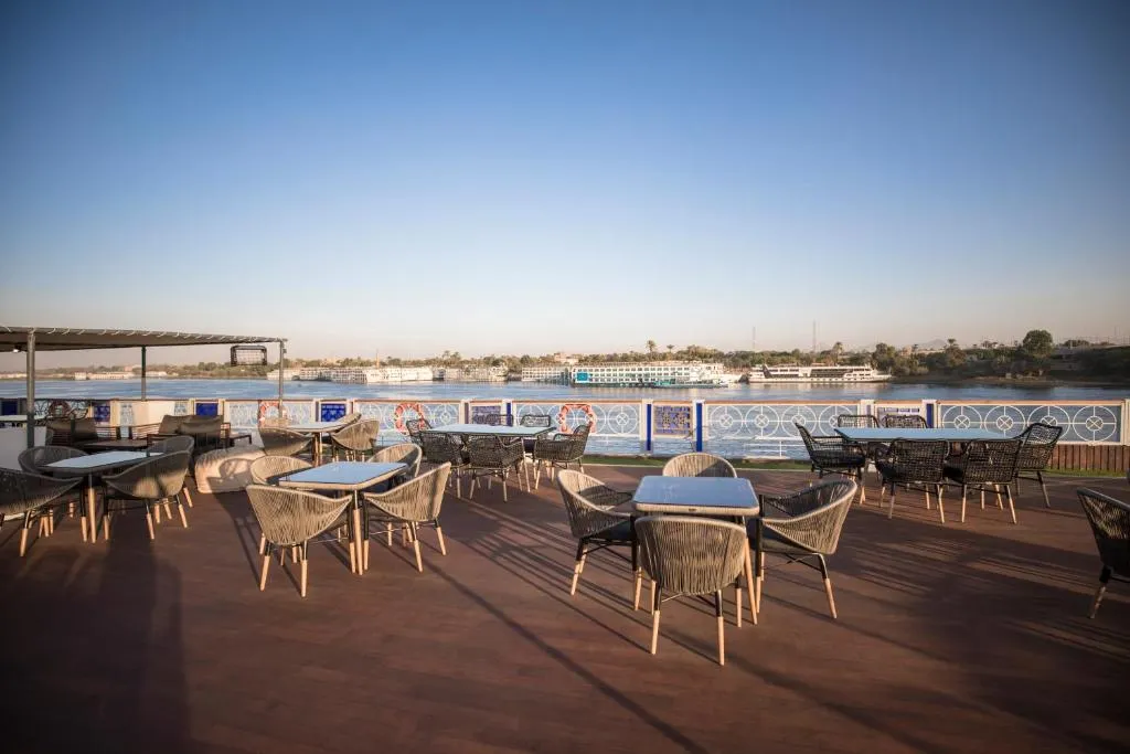 Sun deck of the SUNRISE Semiramis III Nile Cruise Nile cruise
