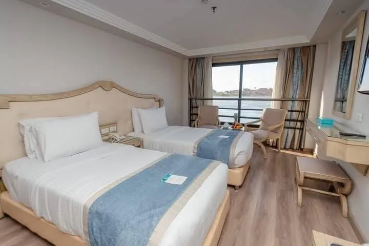 Cabin aboard the SUNRISE Semiramis I Nile Cruise Nile cruise