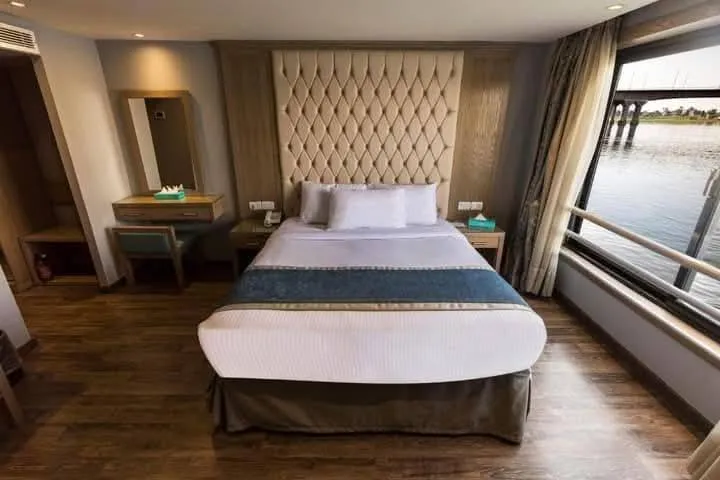 Cabin aboard the SUNRISE Semiramis I Nile Cruise Nile cruise