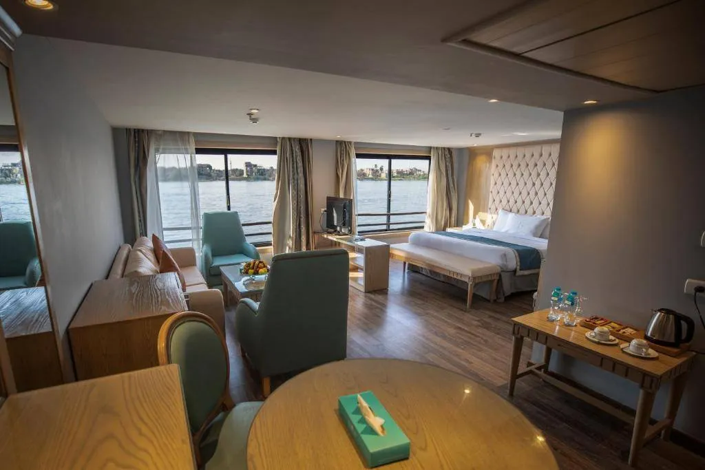 Suite aboard the SUNRISE Semiramis I Nile Cruise Nile cruise
