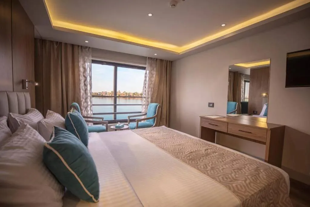 Cabin aboard the SUNRISE Semiramis II Nile Cruise Nile cruise