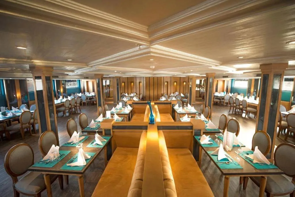 Restaurant aboard the SUNRISE Semiramis II Nile Cruise Nile cruise