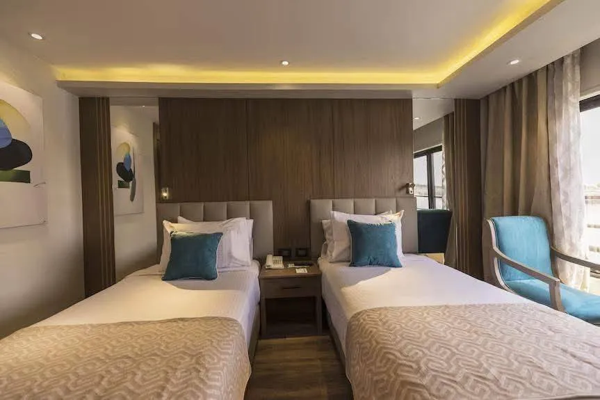 Cabin aboard the SUNRISE Semiramis II Nile Cruise Nile cruise