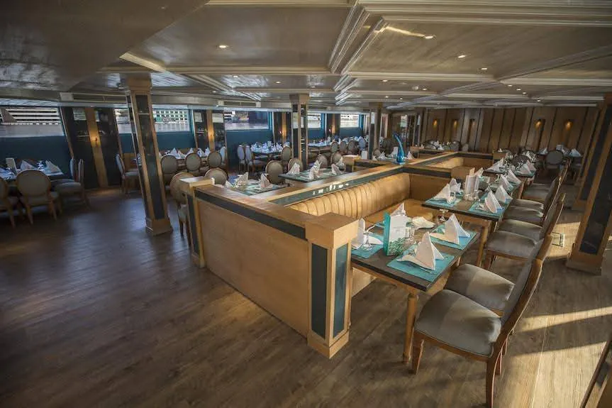 Restaurant aboard the SUNRISE Semiramis II Nile Cruise Nile cruise