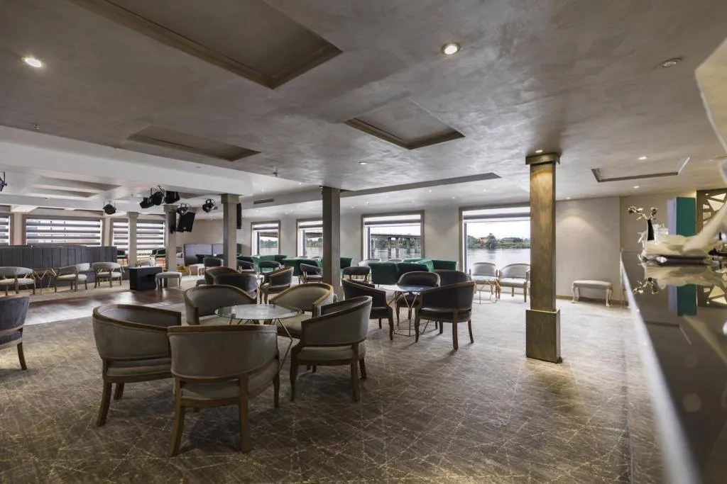 Lounge aboard the SUNRISE Semiramis II Nile Cruise Nile cruise