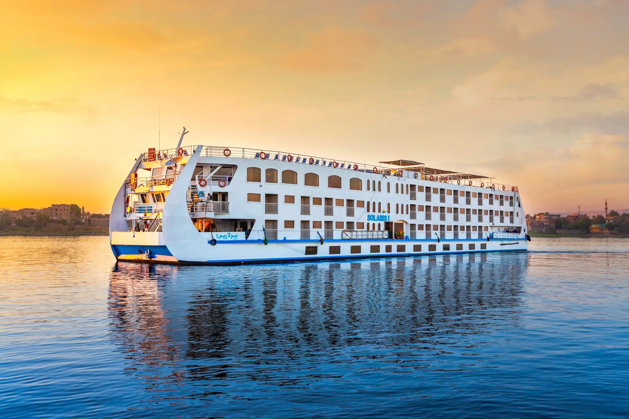 Exterior view of the HS Solaris I Nile Cruise Nile cruise ship