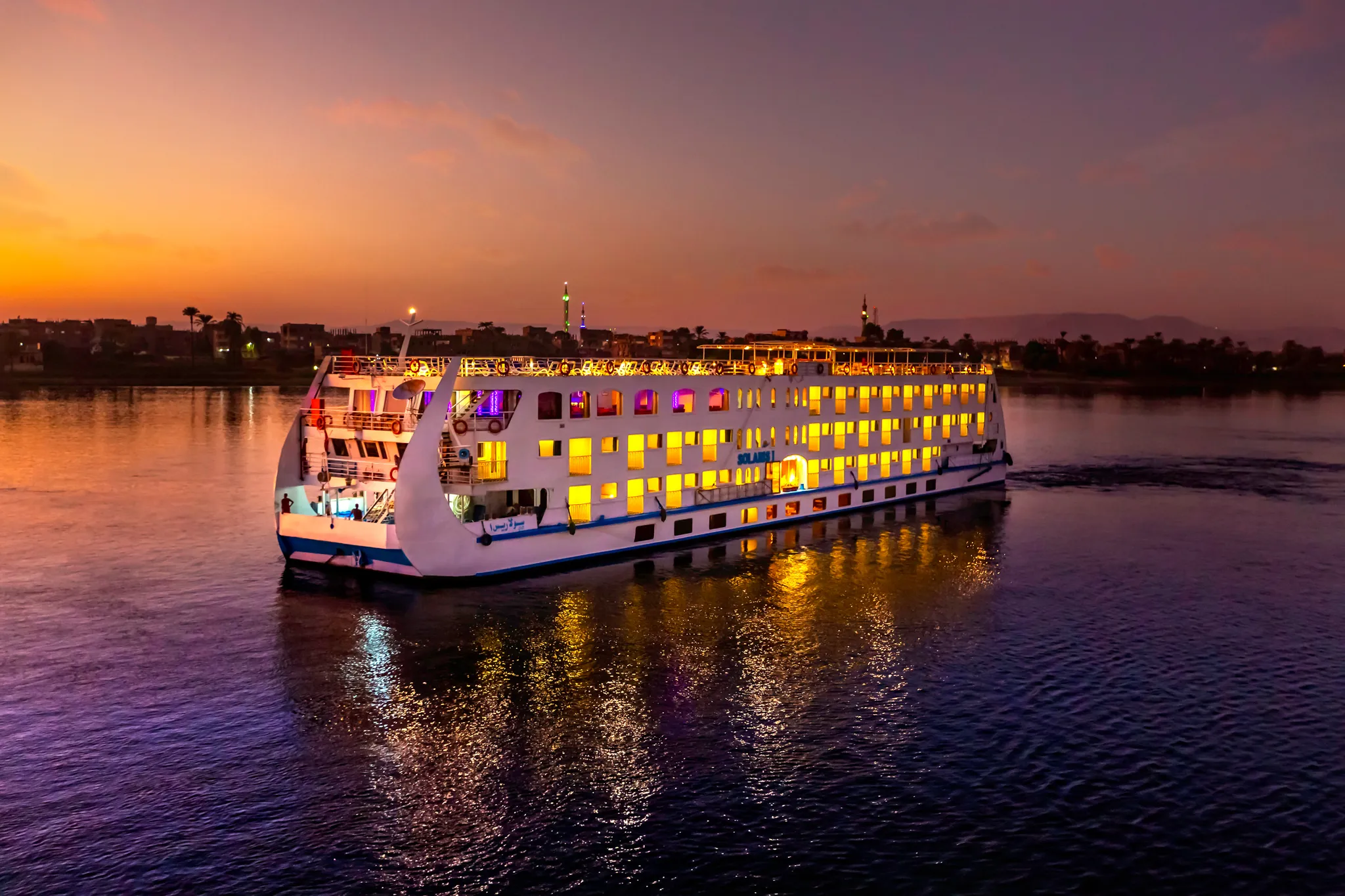 Exterior view of the HS Solaris I Nile Cruise Nile cruise ship