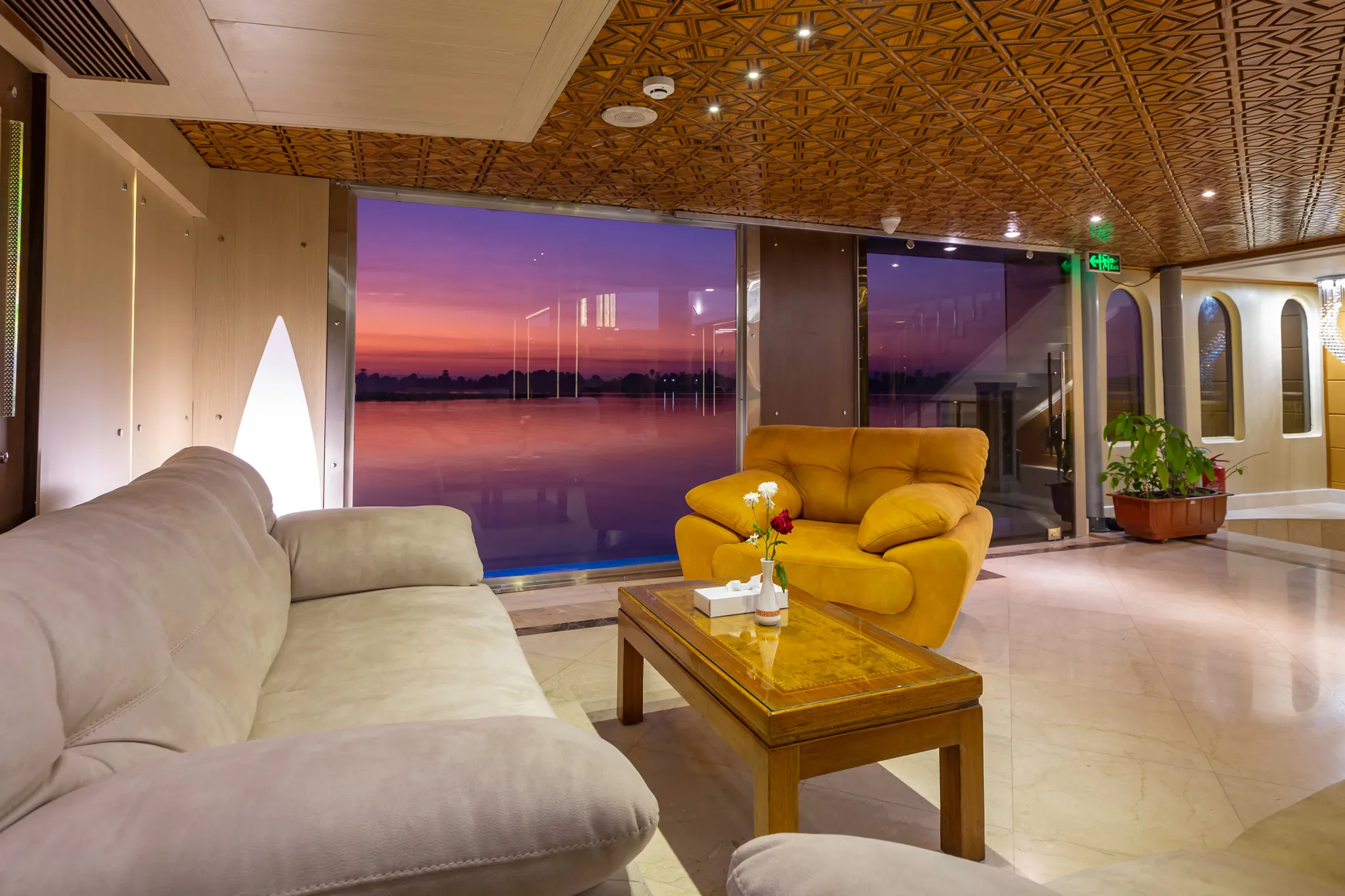 Lobby of the HS Solaris I Nile Cruise Nile cruise
