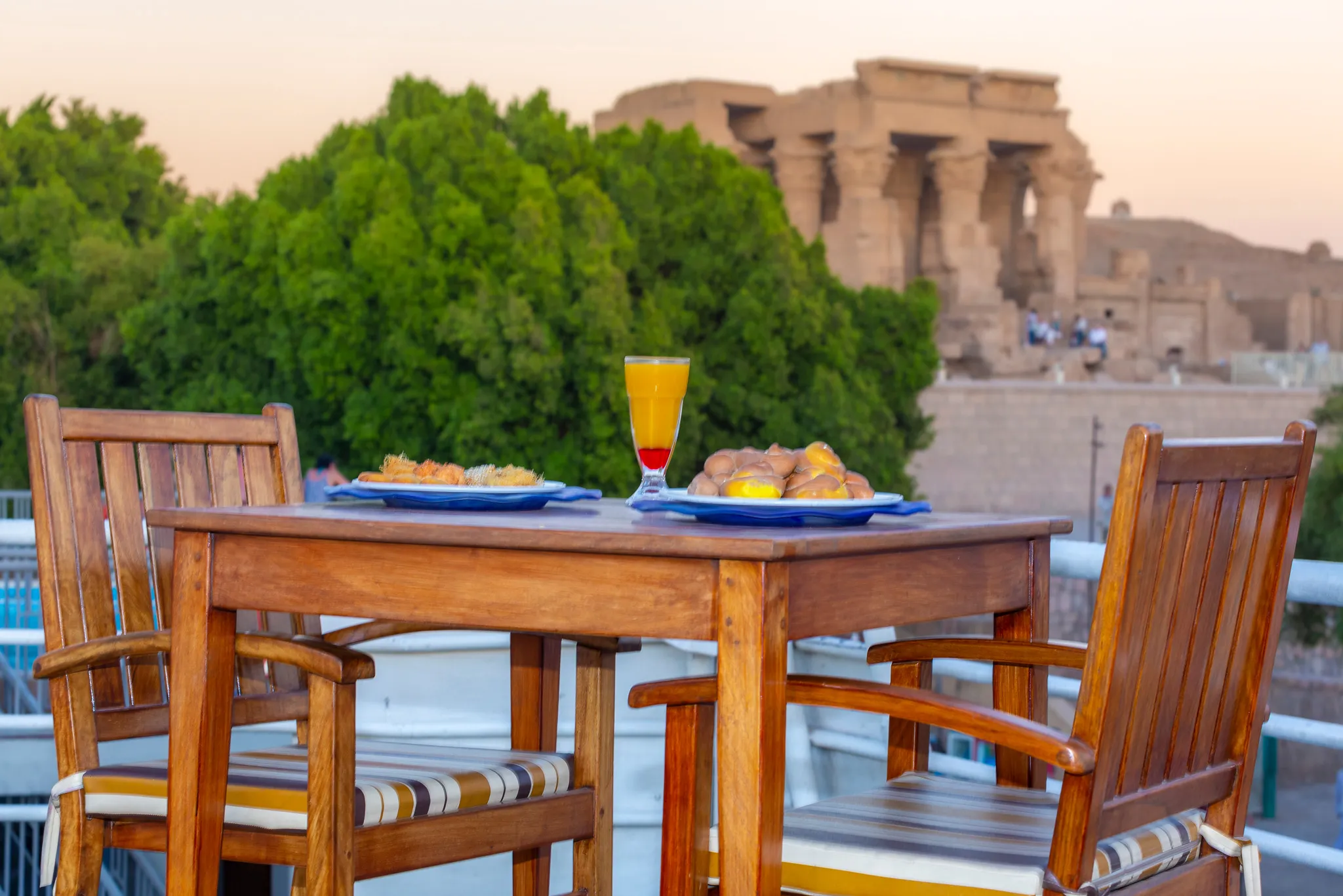 Sun deck of the HS Solaris I Nile Cruise Nile cruise