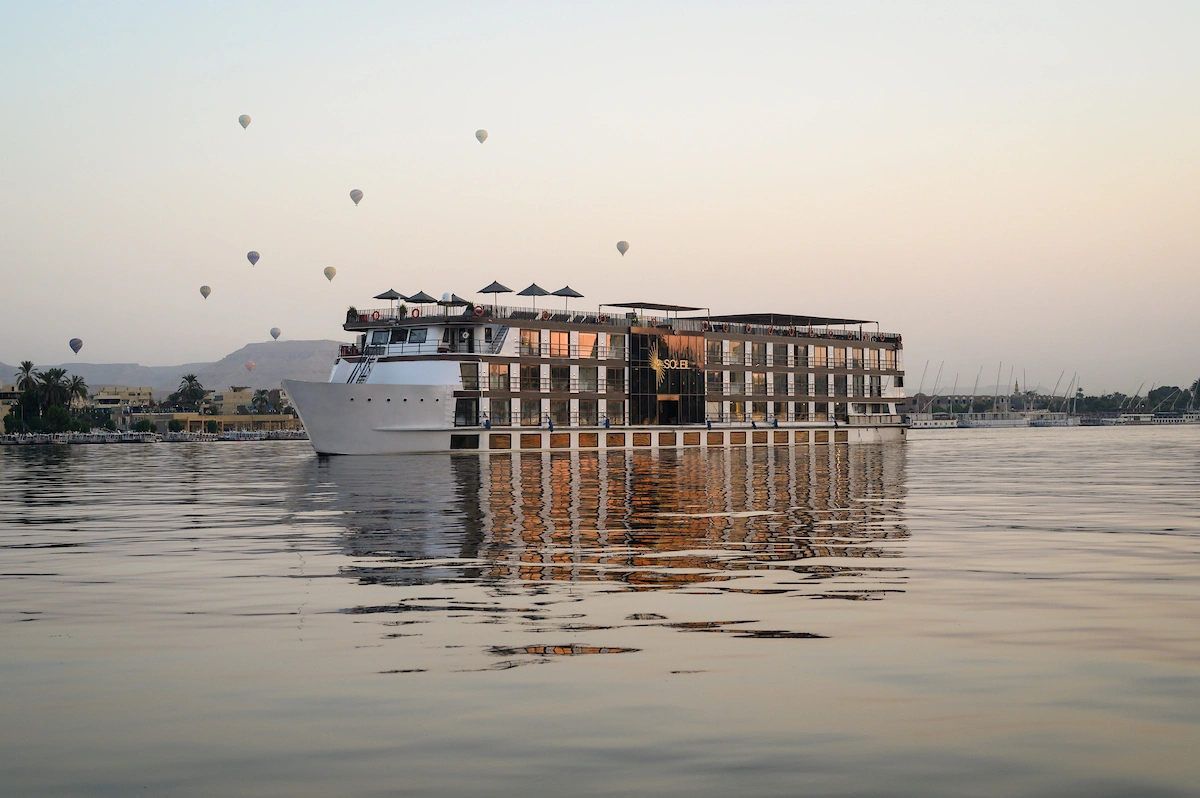 Exterior view of the Soleil Nile Cruise Nile cruise ship