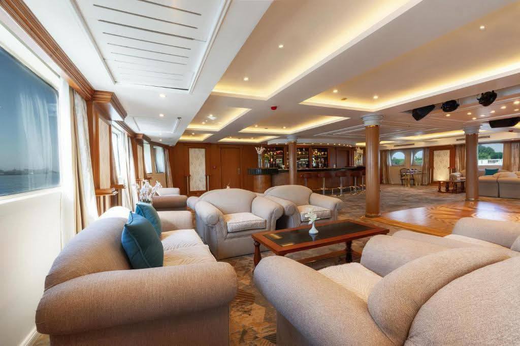 Lounge aboard the Orient Sun Times Nile Cruise Nile cruise