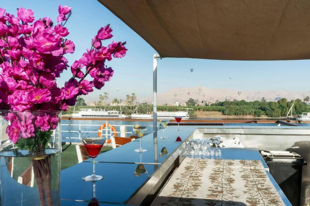 Sun deck of the Orient Sun Times Nile Cruise Nile cruise