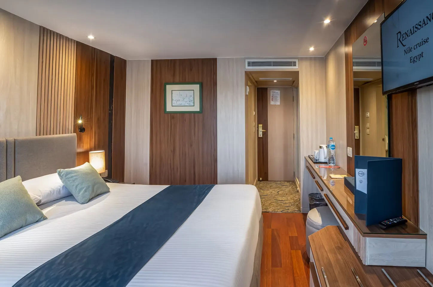 Cabin aboard the MS Renaissance Nile Cruise Nile cruise