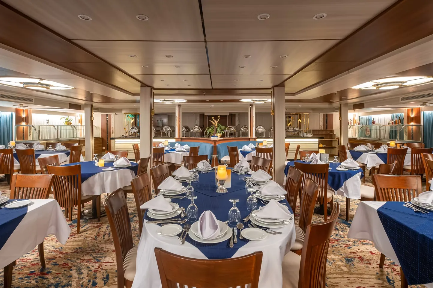 Restaurant aboard the MS Renaissance Nile Cruise Nile cruise