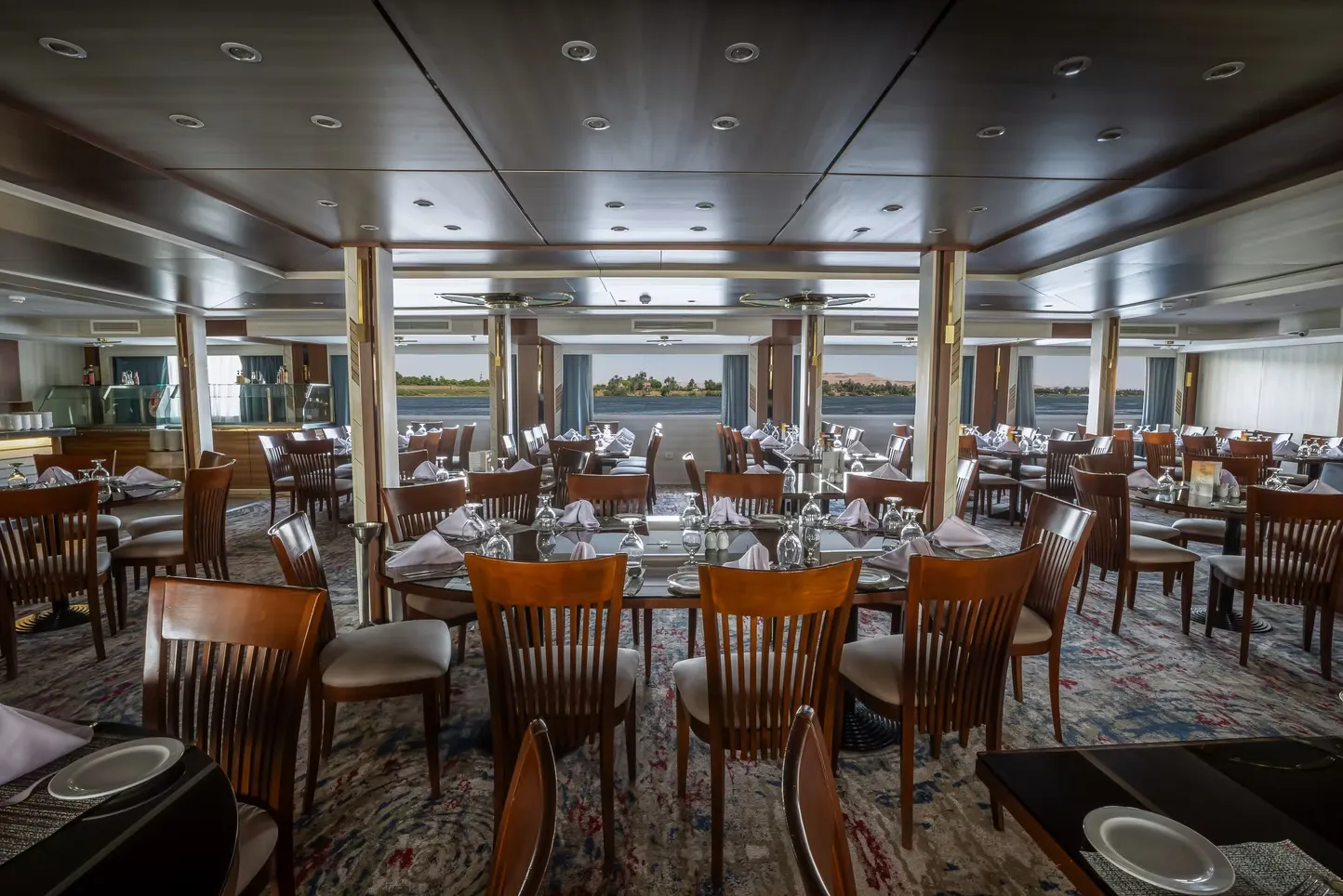 Restaurant aboard the MS Renaissance Nile Cruise Nile cruise
